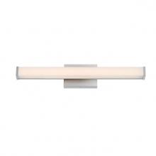  6134900 - 15W 1 Light LED Wall Fixture with Color Temperature Selection Brushed Nickel Finish Frosted Acrylic