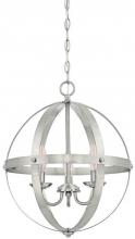  6341900 - 3 Light Chandelier Brushed Nickel Finish