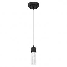  6372300 - LED Mini Pendant Matte Black Finish Bubble Glass