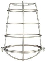  8503100 - Brushed Nickel Finish Cage Shade with Closed Bottom