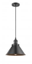  201C-OB-M10-OB - Briarcliff - 1 Light - 10 inch - Oil Rubbed Bronze - Cord hung - Mini Pendant