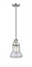  201CSW-SN-G192-LED - Bellmont - 1 Light - 6 inch - Brushed Satin Nickel - Cord hung - Mini Pendant