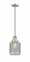  201CSW-SN-G262 - Stanton - 1 Light - 6 inch - Brushed Satin Nickel - Cord hung - Mini Pendant