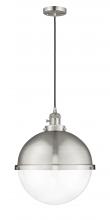  201CSW-SN-HFS-122-SN-LED - Hampden - 1 Light - 13 inch - Brushed Satin Nickel - Cord hung - Pendant