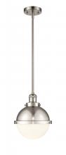  201S-SN-HFS-81-SN-LED - Hampden - 1 Light - 9 inch - Brushed Satin Nickel - Stem Hung - Mini Pendant