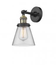  203-BAB-G62-LED - Cone - 1 Light - 6 inch - Black Antique Brass - Sconce