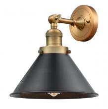  203-BB-M10-BK-LED - Briarcliff - 1 Light - 10 inch - Brushed Brass - Sconce