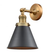  203-BB-M13-BK-LED - Appalachian - 1 Light - 8 inch - Brushed Brass - Sconce