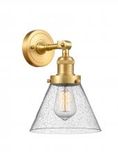  203-SG-G44-LED - Cone - 1 Light - 8 inch - Satin Gold - Sconce