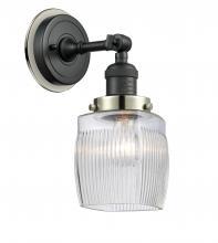  203BK-BPPN-HRPN-G302 - Colton - 1 Light - 6 inch - Matte Black - Sconce