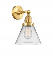  203SW-SG-G42-LED - Cone - 1 Light - 8 inch - Satin Gold - Sconce