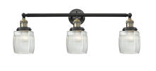  205-BAB-G302-LED - Colton - 3 Light - 32 inch - Black Antique Brass - Bath Vanity Light