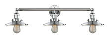  205-PC-M7-LED - Railroad - 3 Light - 32 inch - Polished Chrome - Bath Vanity Light