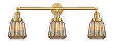  205-SG-G146-LED - Chatham - 3 Light - 30 inch - Satin Gold - Bath Vanity Light