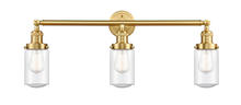  205-SG-G314-LED - Dover - 3 Light - 31 inch - Satin Gold - Bath Vanity Light