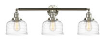  205-SN-G713 - Bell - 3 Light - 32 inch - Brushed Satin Nickel - Bath Vanity Light