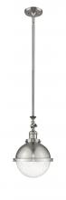  206-SN-HFS-84-SN-LED - Hampden - 1 Light - 9 inch - Brushed Satin Nickel - Stem Hung - Mini Pendant