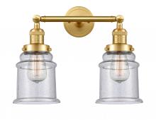  208-SG-G184-LED - Canton - 2 Light - 17 inch - Satin Gold - Bath Vanity Light