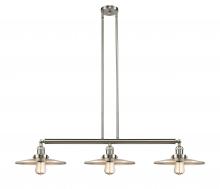  213-SN-MFR-SN-12 - Appalachian - 3 Light - 45 inch - Brushed Satin Nickel - Stem Hung - Island Light