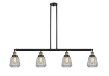  214-BAB-G142-LED - Chatham - 4 Light - 51 inch - Black Antique Brass - Stem Hung - Island Light