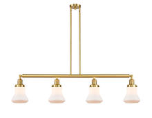  214-SG-G191-LED - Bellmont - 4 Light - 51 inch - Satin Gold - Stem Hung - Island Light