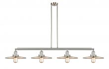  214-SN-MFR-SN-12 - Appalachian - 4 Light - 57 inch - Brushed Satin Nickel - Stem Hung - Island Light