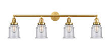  215-SG-G184 - Canton - 4 Light - 42 inch - Satin Gold - Bath Vanity Light