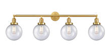  215-SG-G204-8 - Beacon - 4 Light - 44 inch - Satin Gold - Bath Vanity Light