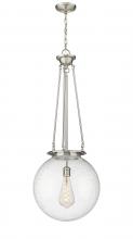  221-1P-SN-G204-16 - Beacon - 1 Light - 16 inch - Satin Nickel - Chain Hung - Pendant