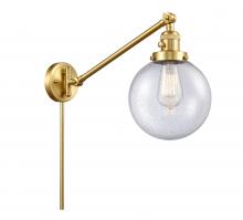  237-SG-G204-8 - Beacon - 1 Light - 8 inch - Satin Gold - Swing Arm