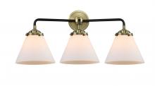  284-3W-BAB-G41 - Cone - 3 Light - 26 inch - Black Antique Brass - Bath Vanity Light