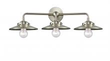 Innovations Lighting 284-3W-SN-M2-SN - Railroad - 3 Light - 26 inch - Brushed Satin Nickel - Bath Vanity Light