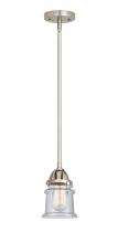  288-1S-SN-G184S-LED - Canton - 1 Light - 5 inch - Brushed Satin Nickel - Cord hung - Mini Pendant