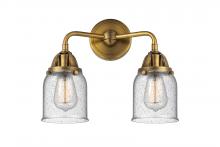  288-2W-BB-G54-LED - Bell - 2 Light - 13 inch - Brushed Brass - Bath Vanity Light