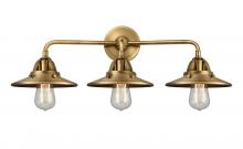 Innovations Lighting 288-3W-BB-M4-BB - Railroad - 3 Light - 26 inch - Brushed Brass - Bath Vanity Light