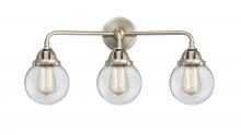  288-3W-SN-G202-6-LED - Beacon - 3 Light - 24 inch - Brushed Satin Nickel - Bath Vanity Light