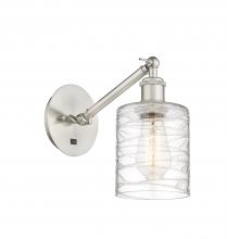  317-1W-SN-G1113 - Cobbleskill - 1 Light - 5 inch - Brushed Satin Nickel - Sconce