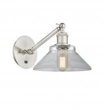  317-1W-SN-G132 - Orwell - 1 Light - 8 inch - Brushed Satin Nickel - Sconce