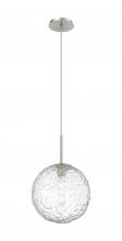  321-1P-SN-G320-12CL-SN - Barrington - 1 Light - 12 inch - Brushed Satin Nickel - Cord hung - Mini Pendant