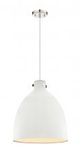 Innovations Lighting 410-1PL-PN-M412-18W - Newton Sphere - 1 Light - 18 inch - Polished Nickel - Cord hung - Pendant