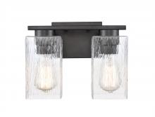  419-2W-BK-G4192 - Juneau - 2 Light - 11 inch - Matte Black - Bath Vanity Light