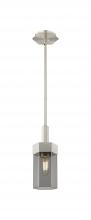  427-1S-SN-G427-9SM - Claverack - 1 Light - 6 inch - Satin Nickel - Pendant