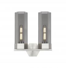  427-2W-SN-G427-14SM - Claverack - 2 Light - 13 inch - Satin Nickel - Bath Vanity Light