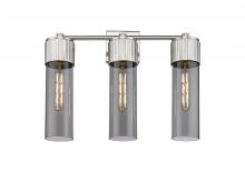  428-3W-SN-G428-12SM - Bolivar - 3 Light - 21 inch - Satin Nickel - Bath Vanity Light