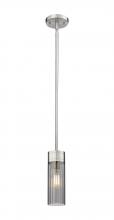  429-1S-SN-G429-8SM - Empire - 1 Light - 3 inch - Satin Nickel - Pendant