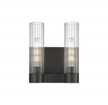 Innovations Lighting 429-2W-BK-G429-11CL - Empire - 2 Light - 11 inch - Matte Black - Bath Vanity Light