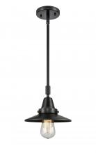 Innovations Lighting 447-1S-BK-M6 - Railroad - 1 Light - 8 inch - Matte Black - Mini Pendant