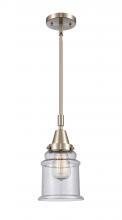  447-1S-SN-G184 - Canton - 1 Light - 7 inch - Brushed Satin Nickel - Mini Pendant