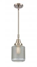  447-1S-SN-G262 - Stanton - 1 Light - 6 inch - Brushed Satin Nickel - Mini Pendant