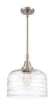  447-1S-SN-G713-L-LED - Bell - 1 Light - 12 inch - Brushed Satin Nickel - Mini Pendant